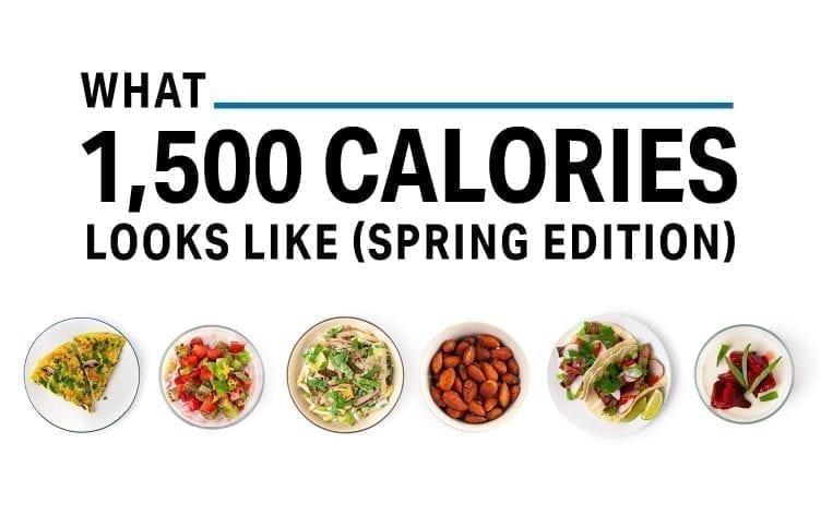 What 1,500 Calories Looks Like (Spring Edition)